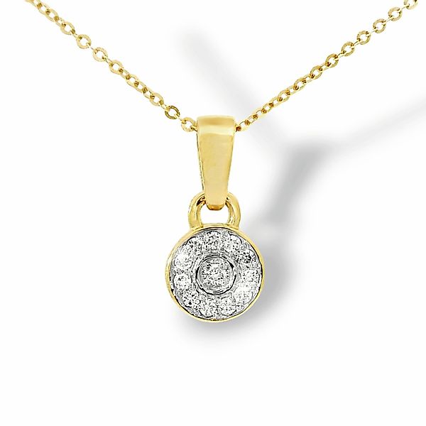 ECLANTA Kette mit Anhänger 585 Gelbgold günstig online kaufen