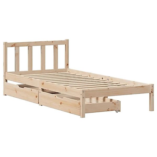 vidaXL Massivholzbett ohne Matratze 90x200 Kiefernholz 3301469 günstig online kaufen