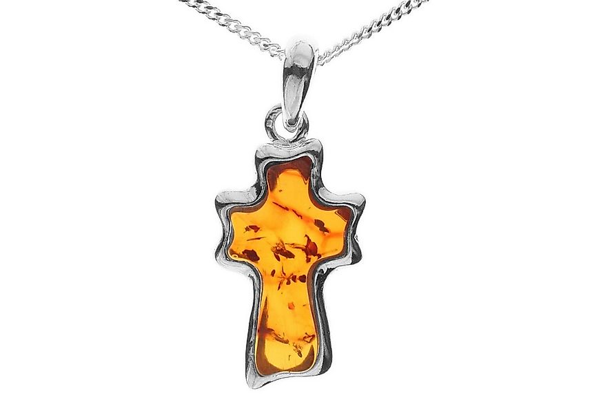OSTSEE-SCHMUCK Kette mit Anhänger Ostsee-Schmuck Kette mit Anhänger Kreuz K günstig online kaufen
