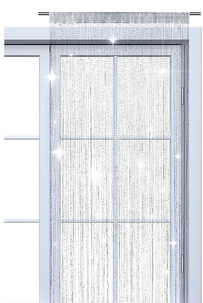 wometo Fadenvorhang Lurex (1 St), Stangendurchzug, halbtransparent, 100% Po günstig online kaufen