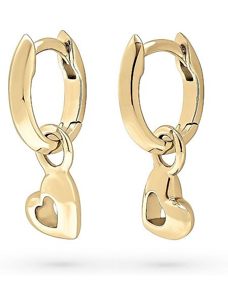 JETTE Paar Creolen JETTE Damen-Creolen 925er Silber, recycelt Herz (Paar), günstig online kaufen