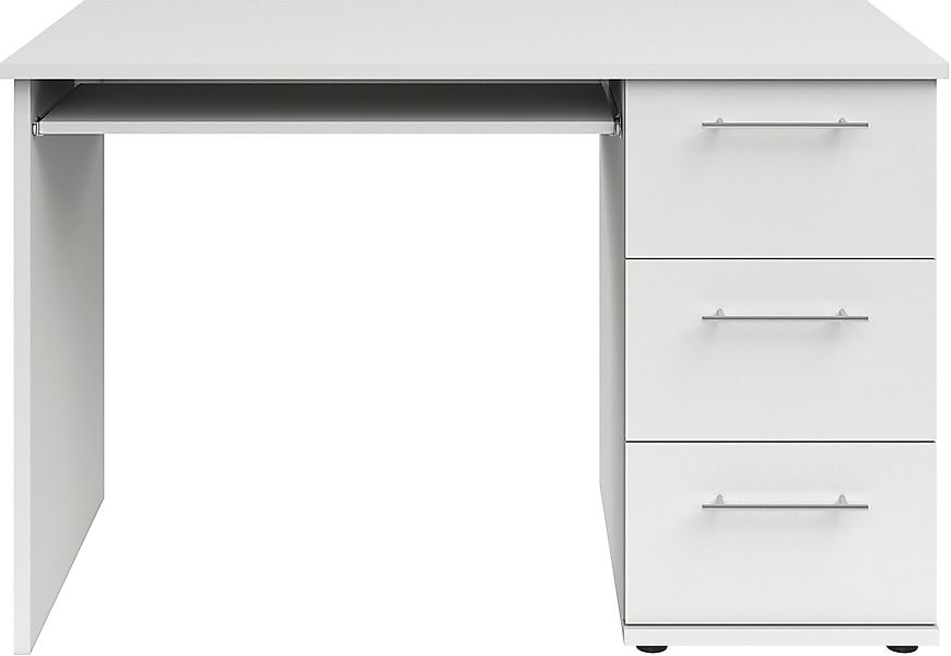 VOGL Möbelfabrik Schreibtisch »Tobi, optional mit Tastaturauszug,«, mit 3 S günstig online kaufen