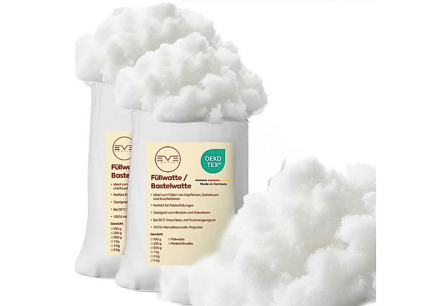 Eve Textile GmbH Kissenfüllung Füllwatte Weich Polyester Füllung Kissen Kus günstig online kaufen