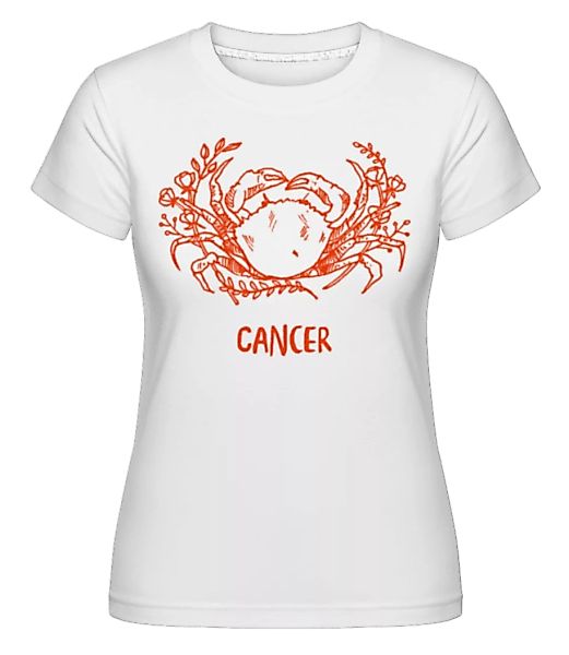 Scribble Style Zodiac Sign Cancer · Shirtinator Frauen T-Shirt günstig online kaufen