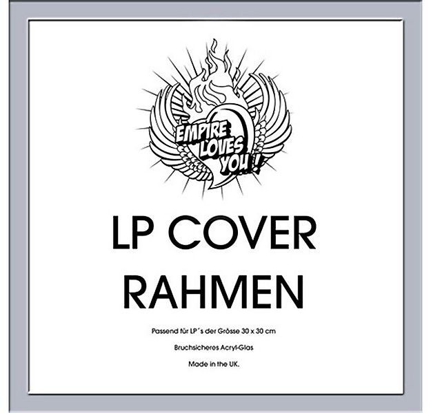 Bilderrahmen LP Plattencover Rahmen - Wechselrahmen - silber - innen 31,5x3 günstig online kaufen