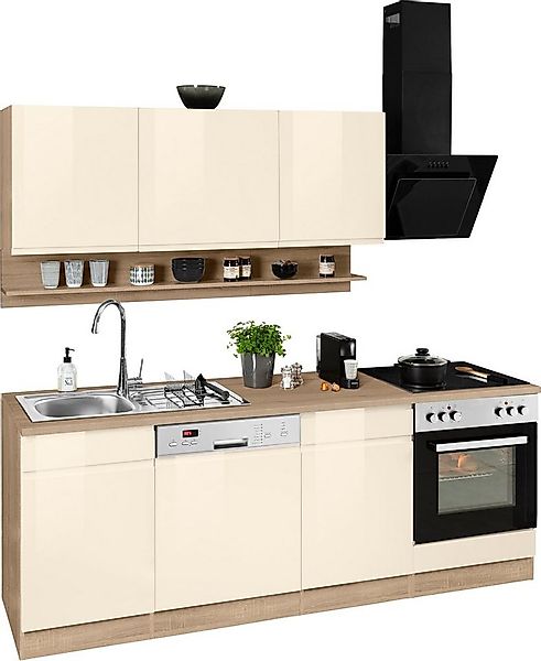 KOCHSTATION Küchenzeile KS-Virginia, Breite 220 cm, wahlweise mit oder ohne günstig online kaufen