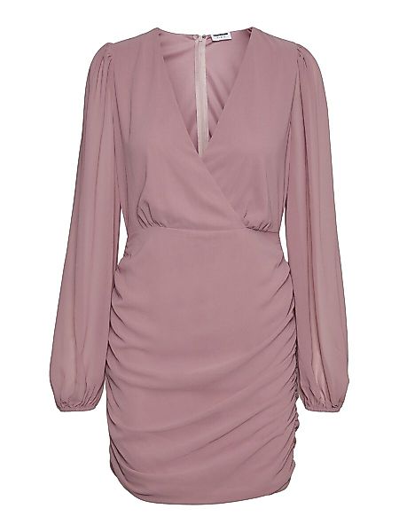 NOISY MAY Gerafftes Kurzkleid Damen Pink günstig online kaufen