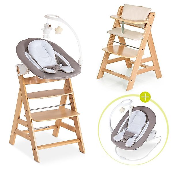 Hauck Hochstuhl Alpha Plus Natur - günstig online kaufen