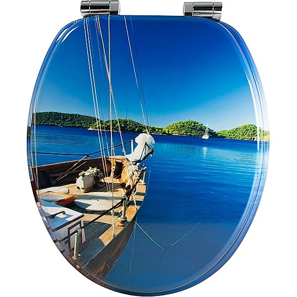 Sanfino WC-Sitz „Boat“ hochwertiger Toilettendeckel mit günstig online kaufen