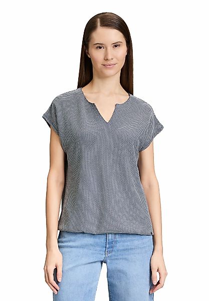 Betty&Co Kurzarmshirt "Betty & Co Casual-Shirt mit Struktur", (1 tlg.), Mat günstig online kaufen