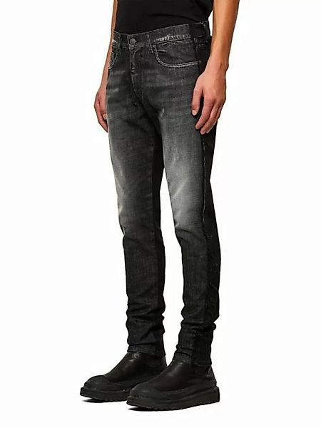 Diesel Slim-fit-Jeans Stretch Zweifarbig Rohkante - D-Strukt 009HY - Länge: günstig online kaufen