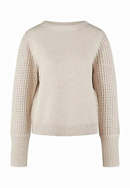 MARC AUREL Strickpullover mit Netzmuster günstig online kaufen