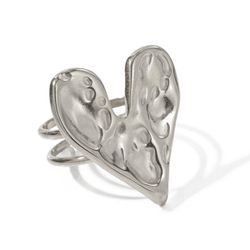 KARMA Fingerring Damenring Herz Edelstahl Gold günstig online kaufen