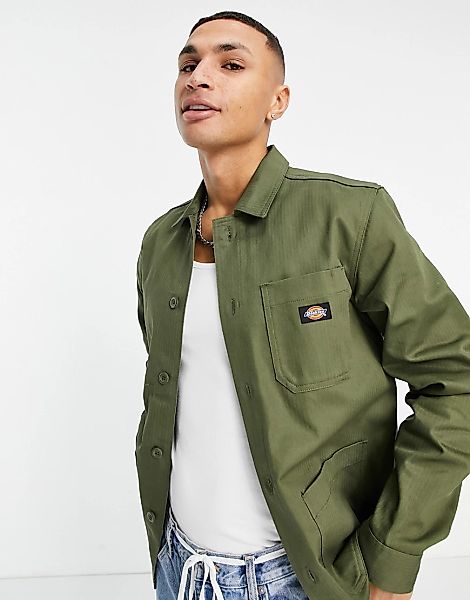 Dickies – Funkley – Hemd in Military-Grün günstig online kaufen