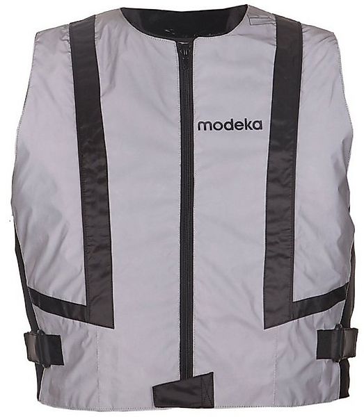 Modeka Motorradweste Doc Silver Warnweste reflektierende robust weitenverst günstig online kaufen
