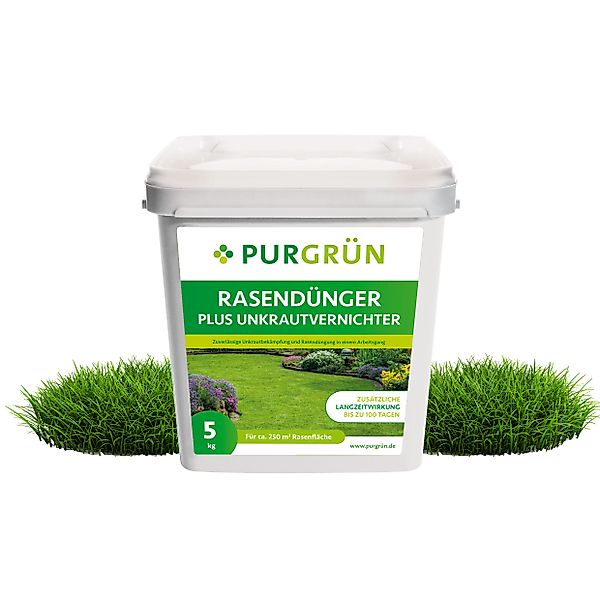 Purgrün Rasendünger Purgrün Rasendünger mit Unkrautvernichter, günstig online kaufen