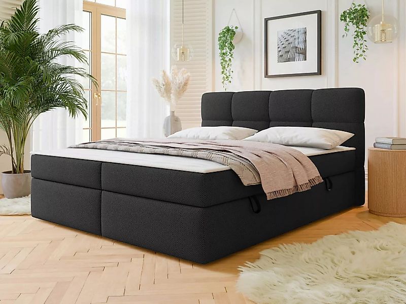 MIRJAN24 Boxspringbett Figaro (mit zwei Bettkästen), 140/160/180 cm, Bonell günstig online kaufen