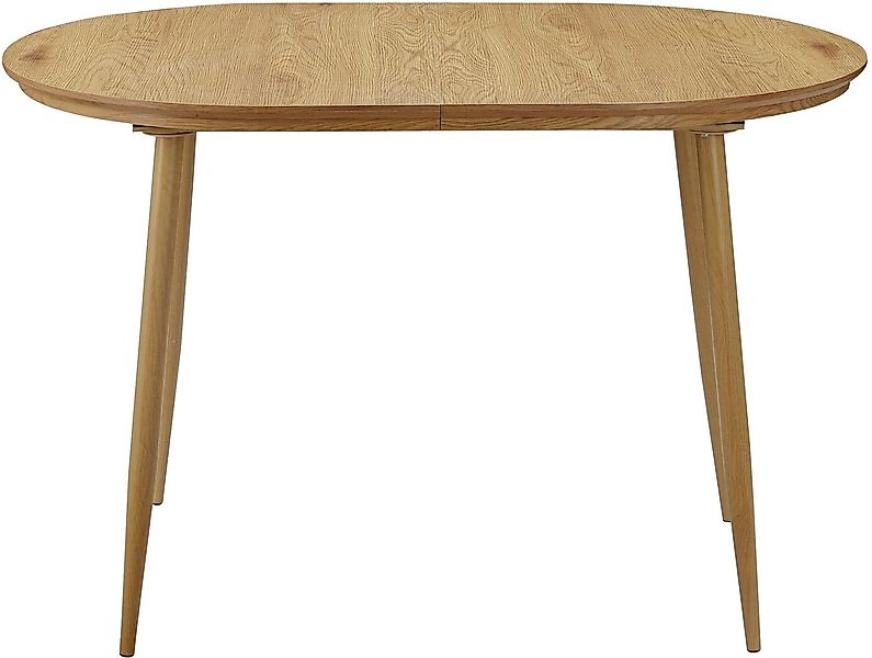 Home affaire Esstisch Belleville, mit Anstecksplatte, ausziehbar 120-160 cm günstig online kaufen