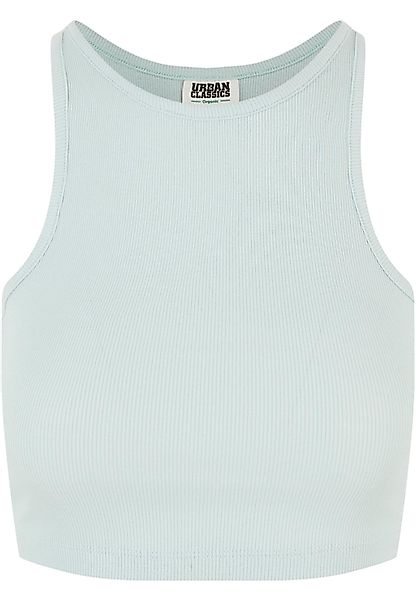 URBAN CLASSICS Muskelshirt "Urban Classics Damen Ladies Organic Cropped Rib günstig online kaufen