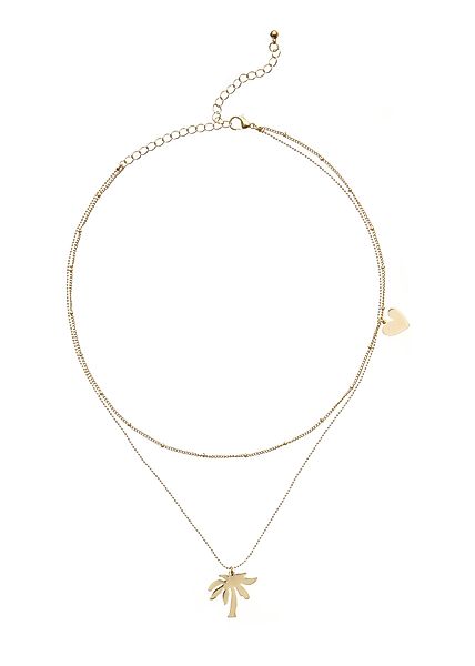 LASCANA Kette mit Anhänger, mit Palmen günstig online kaufen