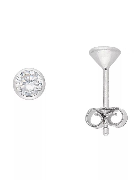 Adelia´s Paar Ohrhänger "925 Silber Ohrringe Ohrstecker Ø 4,5 mm", mit Zirk günstig online kaufen