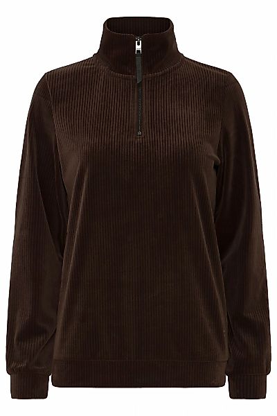 OXMO Troyer "Longsweatshirt OXEBBA HALFZIP" günstig online kaufen