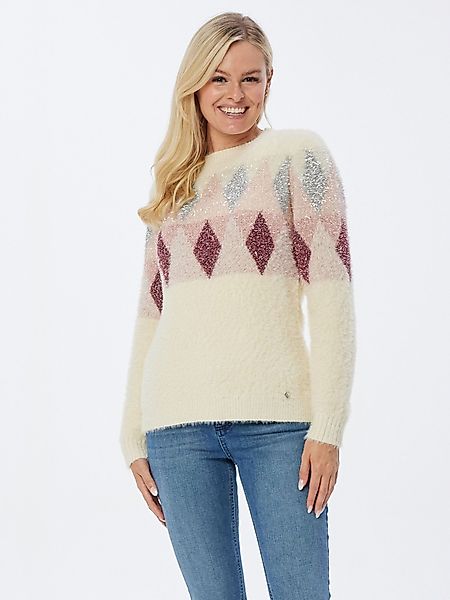 Christian Materne Strickpullover Rundhalspullover figurbetont mit günstig online kaufen