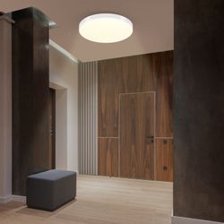 Nettlife LED Panel Schwarz Badezimmer Rund günstig online kaufen
