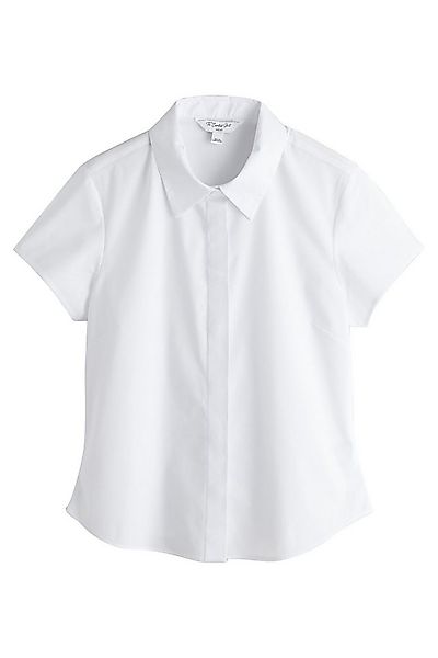 Next Hemdbluse Körpernahes Essential Kurzarmshirt mit Stretch (1-tlg) günstig online kaufen