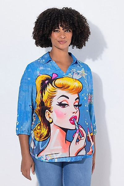 Angel of Style Tunika Tunika A-Linie PopArt Muster Langarm günstig online kaufen