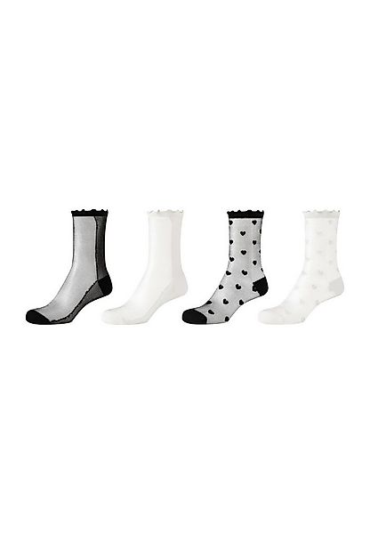 s.Oliver Socken Socken originals transparent ruffle 4er Pack 4er Pack Weich günstig online kaufen