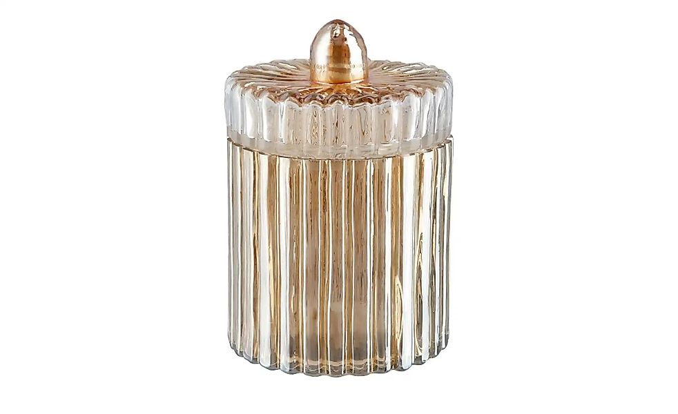 Deko Glasdose   ¦ braun ¦ Glas ¦ Maße (cm): H: 14  Ø: 10 Accessoires > Deko günstig online kaufen