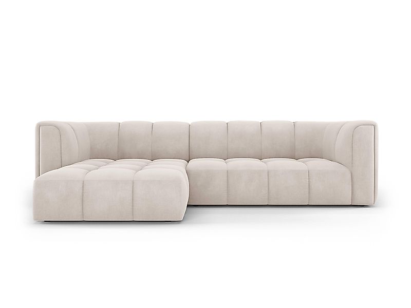 Milo Casa | Ecksofa Francesca Chenille links 3-Sitzer günstig online kaufen