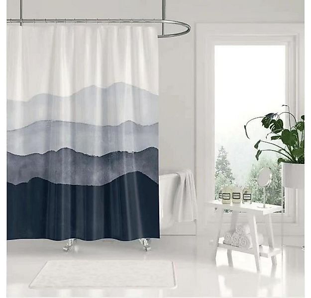 M&W DAS DESIGN Duschvorhang Shower curtains Anti schimmel Waschbar 180x200c günstig online kaufen