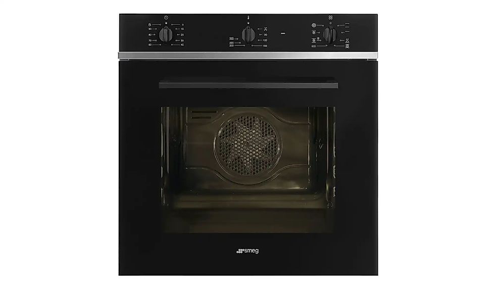 smeg Einbau-Elektrobackofen  SF64M3TB ¦ schwarz ¦ Glas ¦ Maße (cm): B: 59,2 günstig online kaufen