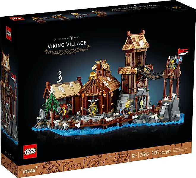 LEGO® Ideas 21343 Wikingerdorf Konstruktionsspielsteine günstig online kaufen