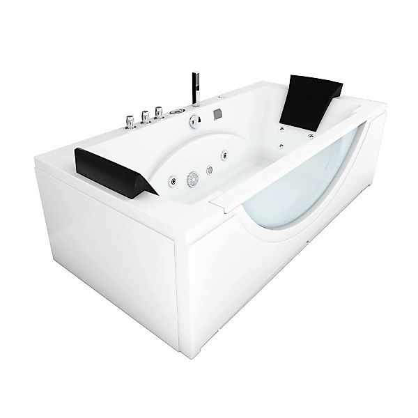 AcquaVapore Whirlpool Pool Badewanne Eckwanne Wanne W81R-C 180x90 mit Radio günstig online kaufen