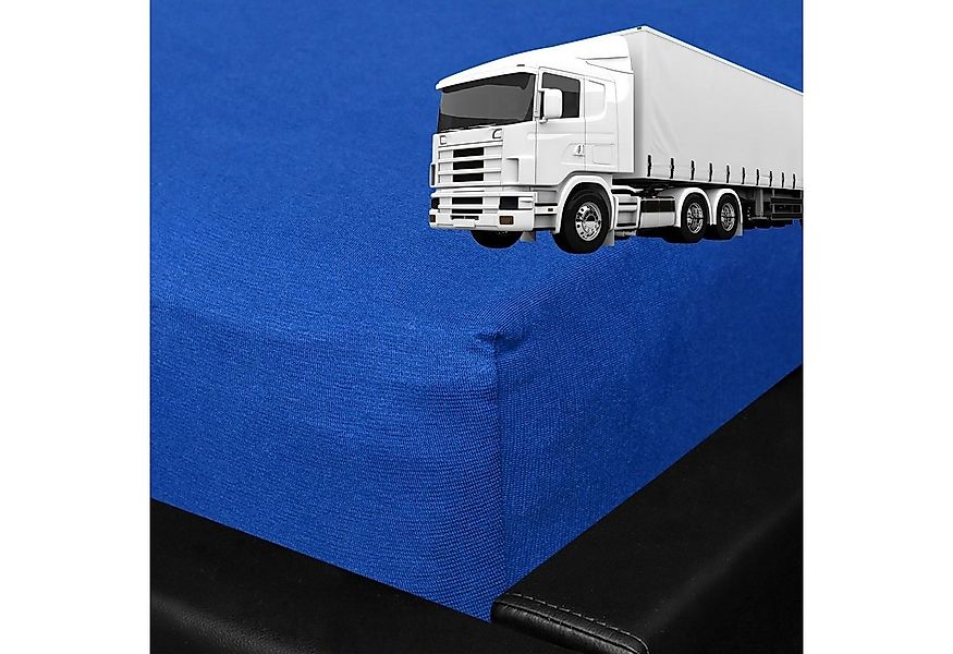 BETTWARENSHOP Spannbettlaken LKW Truck, Jersey, Gummizug: Rundumgummi, (1 S günstig online kaufen