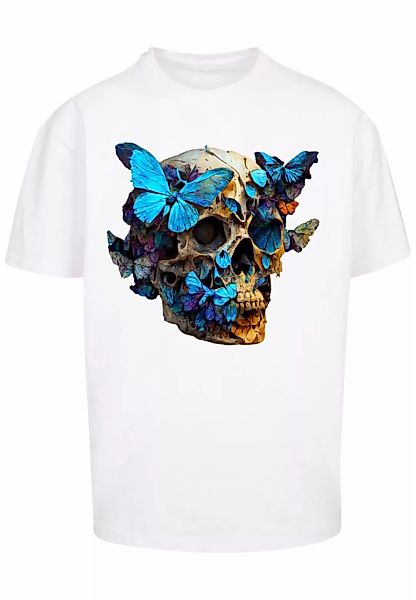 F4NT4STIC T-Shirt "Schmetterling Skull OVERSIZE TEE", Print günstig online kaufen