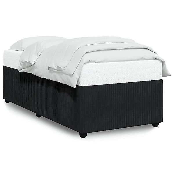 vidaXL Bett Bettgestell Schwarz 80x200 cm günstig online kaufen