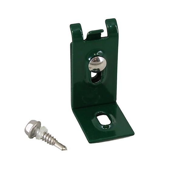 Galaflor Wandhalter für Doppelstabmatten 60x40mm Grün günstig online kaufen