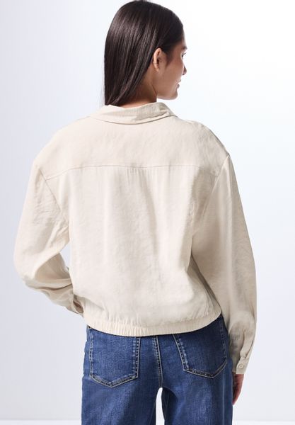 STREET ONE STUDIO Hemdbluse mit Elastiksaum günstig online kaufen