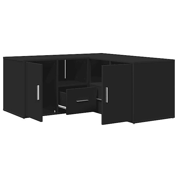 vidaXL Schuhschrank Eckregal Schwarz 160x40x45 cm günstig online kaufen