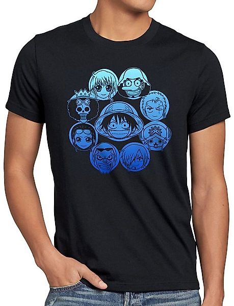 style3 T-Shirt Piratenbande Ruffy Zorro one piece japan luffy manga monkey günstig online kaufen