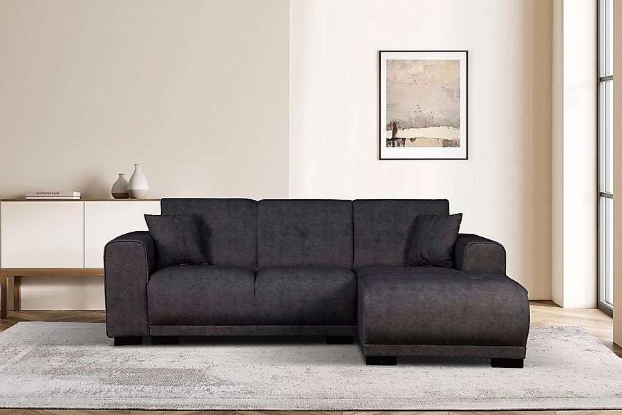 Home affaire Ecksofa »Langeland L-Form«, incl. 2 Zierkissen, Recamiere wahl günstig online kaufen