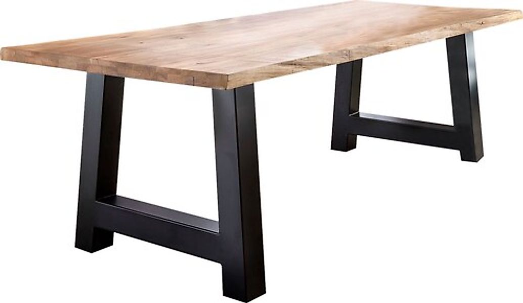 Home affaire Esstisch »Tristan« mit Baumkante günstig online kaufen