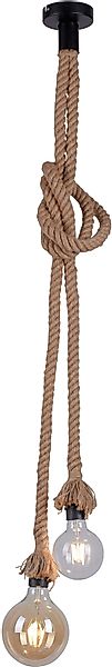 JUST LIGHT Pendelleuchte ROPE, ohne Leuchtmittel, günstig online kaufen