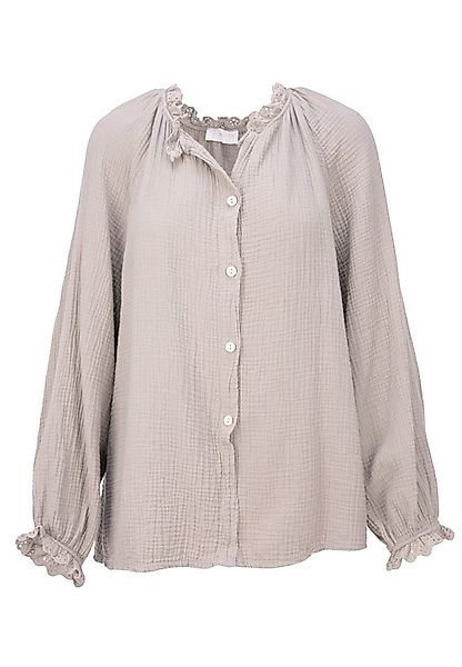 Seasons of April Hemdbluse EMMA MUSSELIN OVERSIZED Oversized Musselinbluse günstig online kaufen