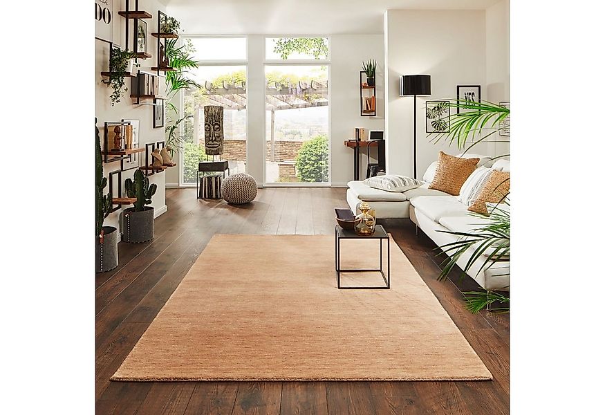 Steffensmeier Wollteppich Jaipur, Rechteckig, Gabbeh Teppich, handgeknüpft günstig online kaufen