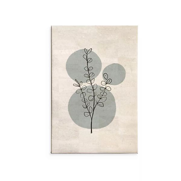 Kunstdruck Wanddekoration Wandbilder Aus Kork "Delicate Botanicals - Eukaly günstig online kaufen